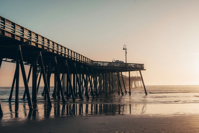 Pismo Beach and the Pier Blocks