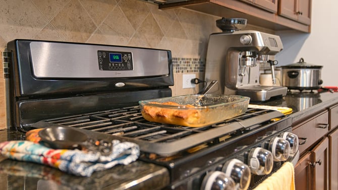 Cooking at the House in the Coachella Valley
