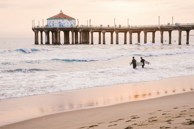 Summer Beach Volleyball in the South Bay