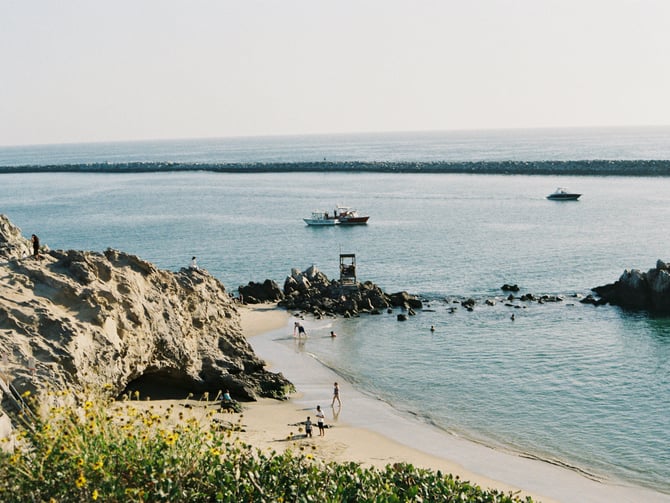 The Pacific Coast Highway from Dana Point to Seal Beach