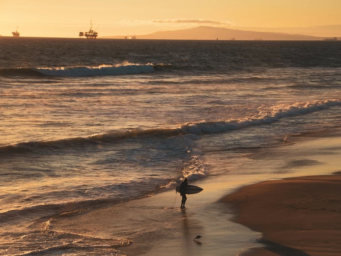 Huntington Beach Pier at Dawn